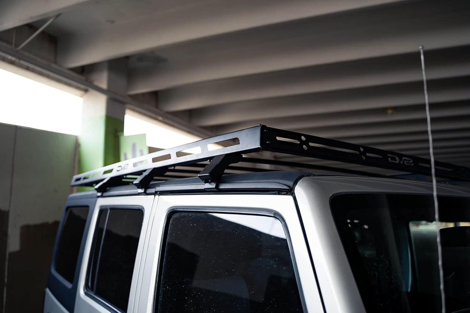 Full-Length Roof Rack for 2007-2018 Jeep Wrangler JK 4-Door | Mount Roof Top Tent | Bolt-On Installation | Multiple Tie Down Points | 300 lb Capacity | Multiple Accessories | DV8 Offroad