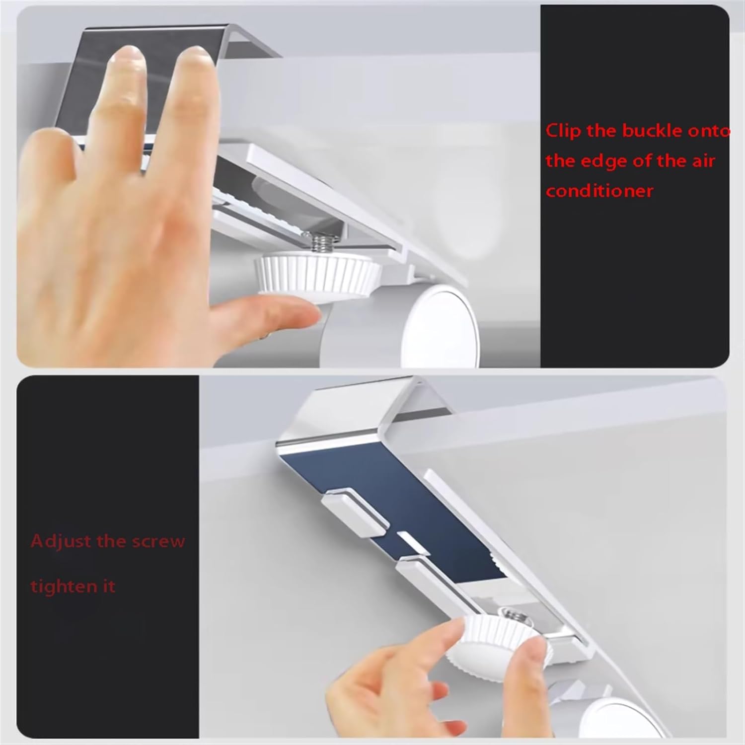 Air Conditioning Deflector 19.7 Inch Long Ceiling Air Conditioner Deflector Vent Deflector for Home Office, Air Conditioning Baffle Central Air Conditioner'S Register Grille