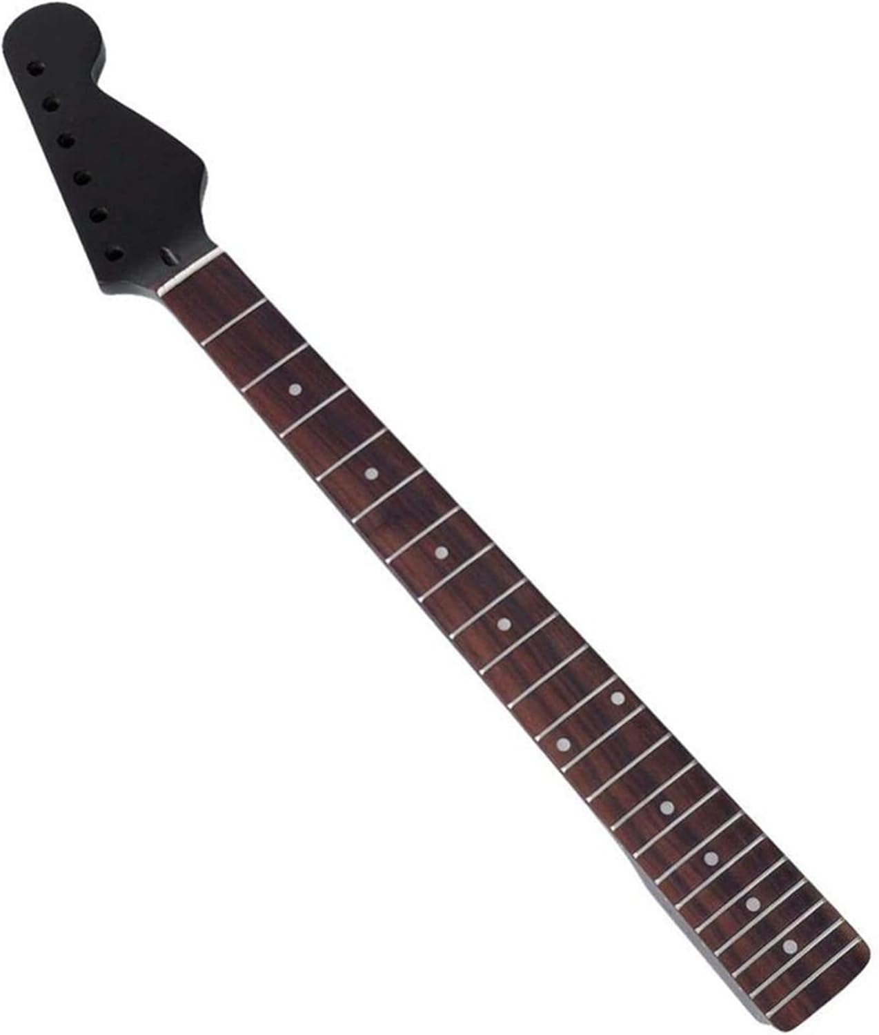 Matte Black 22 Fret Electric Guitar Neck/Maple Stem/Rosewood Fingerboard Guitar Accessories Unfinished Guitar Neck