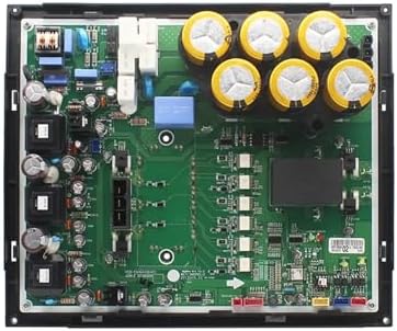 Air Conditioner Motherboard Inverter PCB Assembly EBR73830801 EBR73830802 EAX64330401,Compatible for LG, Air Conditioner Outdoor Inverter Printed Circuit Board.(Yellow)