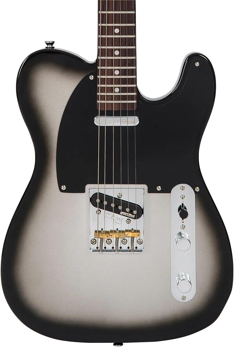 Vintage V75SVR Reissued Electric Guitar ~ Silverburst