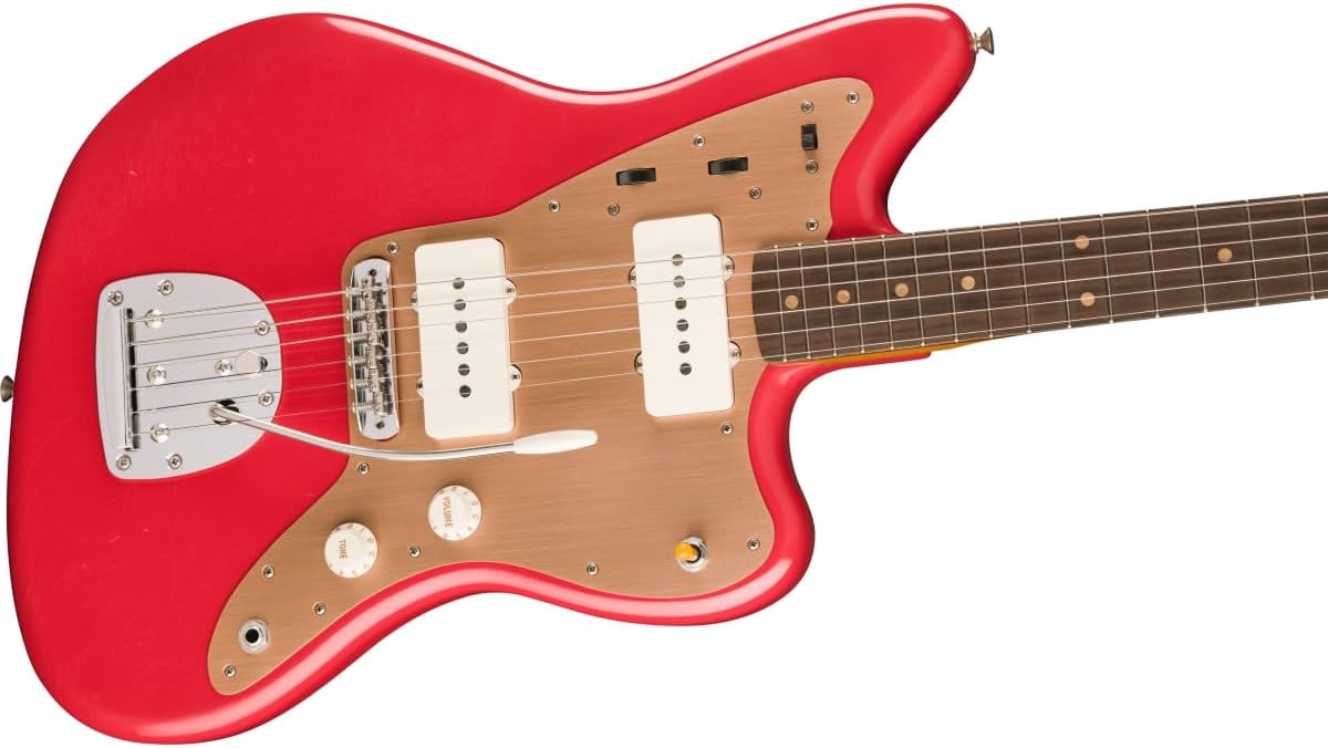 Fender Limited Vintera II Road Worn '50s Jazzmaster Electric Guitar - Fiesta Red