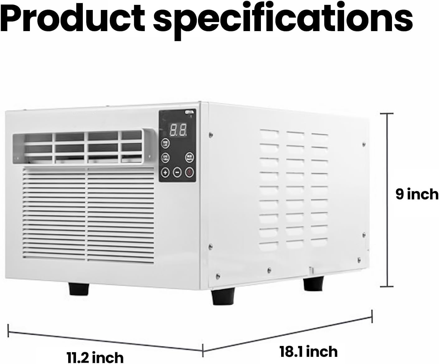 Compact Mini Air Conditioner,Fast Cooling,Conditioners Dehumidifier,Without Outdoor Unit,for Camping