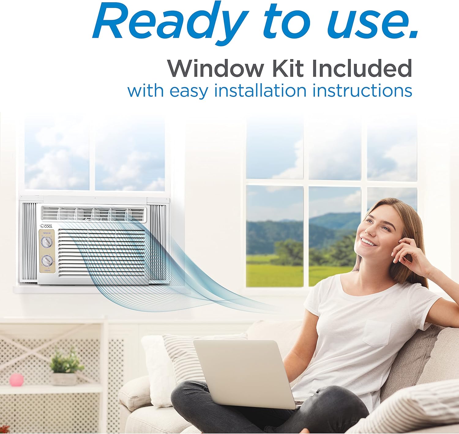 Commercial Cool CC05MWT 5,000 BTU Window Air Conditioner , White