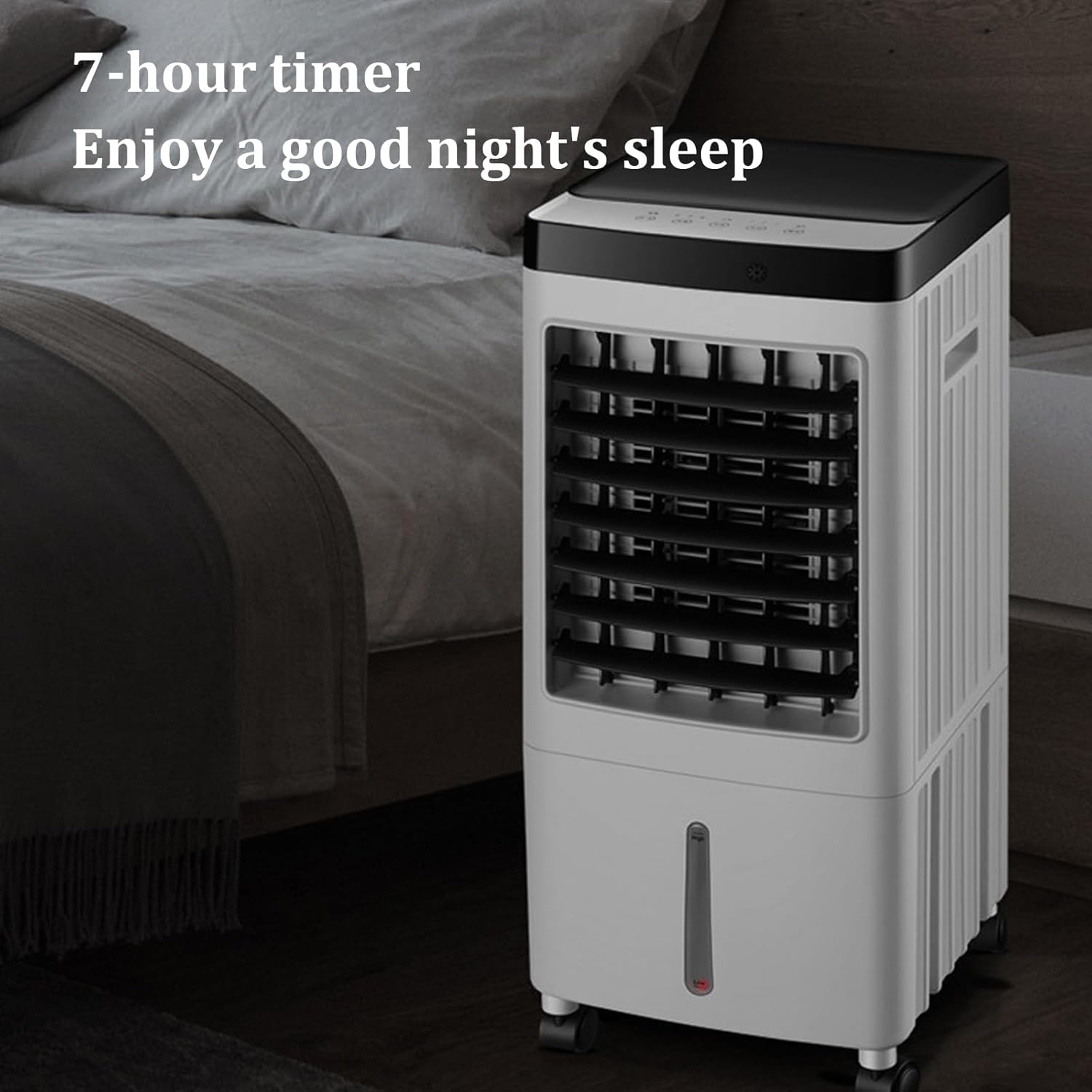 Portable Air Conditioner,Three Adjustable Wind Speeds Refrigeration Small Air Cooler,7-Hour Timer Indoor Air Conditioner,Convenient to Move,for Bedrooms, Study Rooms, Garages, Hotels, Etc