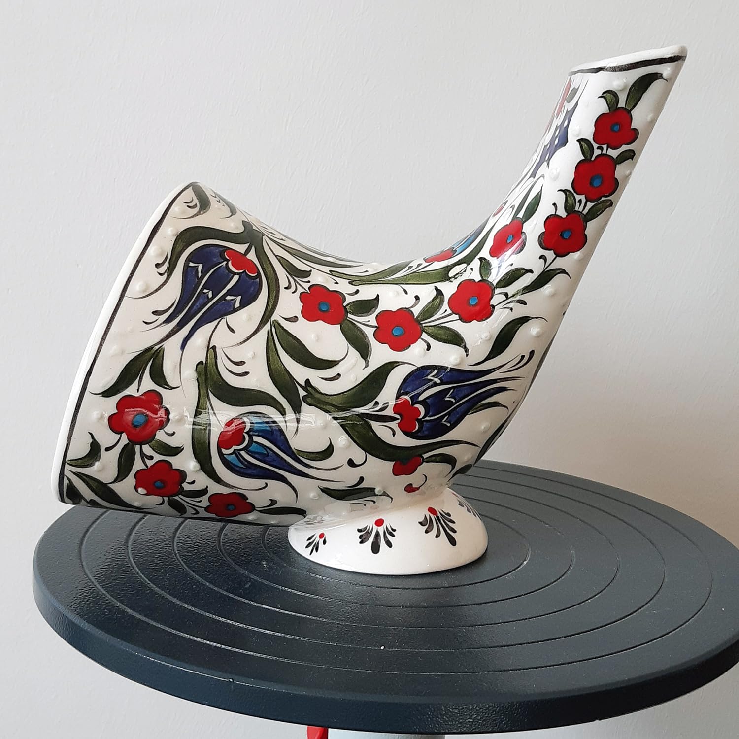 Handmade Ceramic Gramophone Speaker Amplifier Sound Bomb 