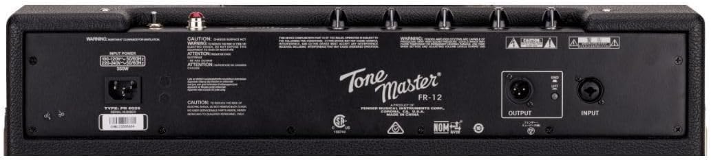 Fender Tone Master FR-12 1,000-watt 1 x 12-inch Speaker Cabinet - Black