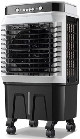 40L Evaporative Air Cooler, 3-in-1 Portable Air Conditioner, Cooling Fan & Humidifier with Remote, 120° Oscillation & 4 Ice Packs for Indoor/Outdoor Use