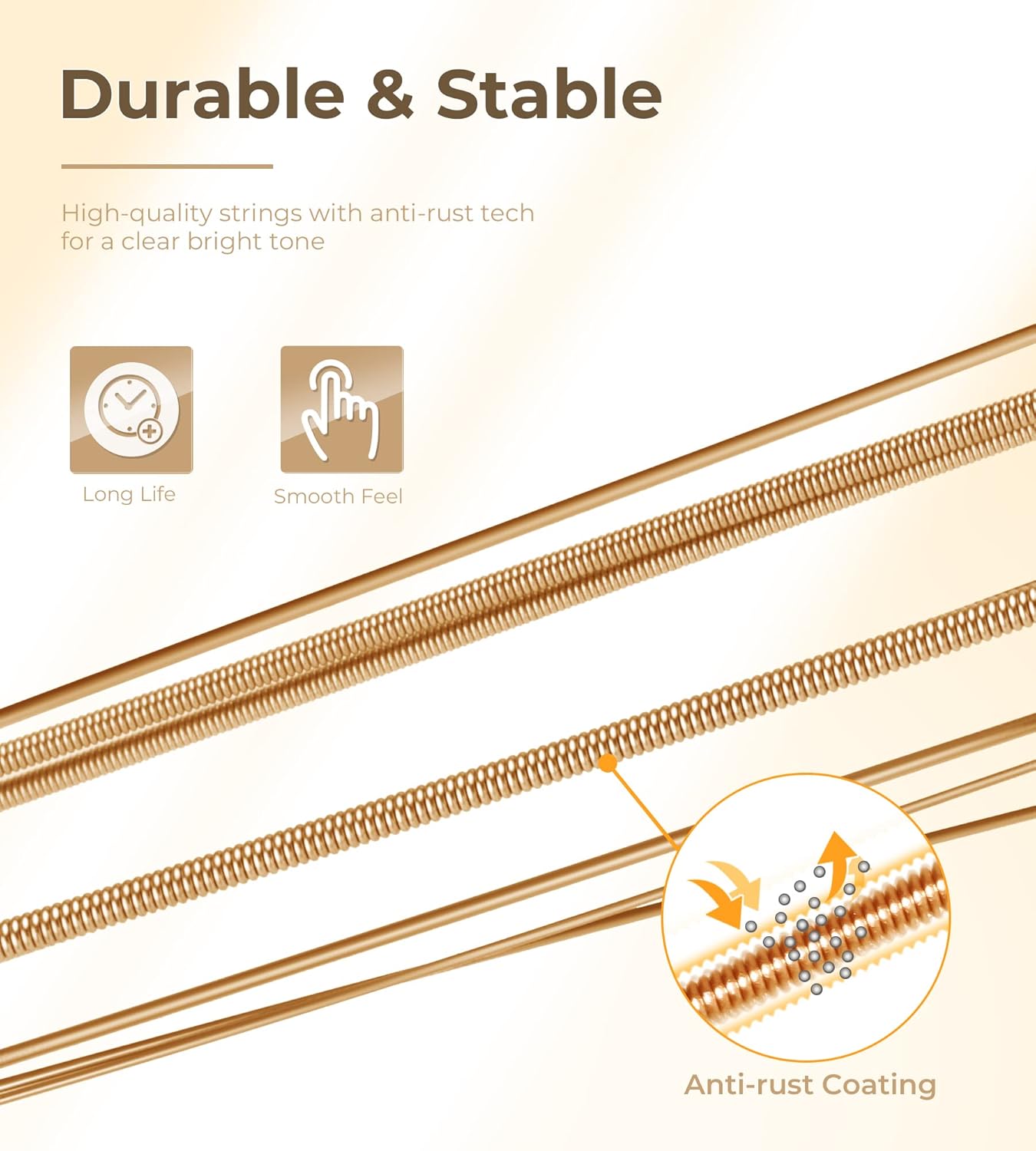 Vangoa 12 String Guitar, Twelve String Guitar Acoustic Electric Cutaway Guitarr Bundle with Strings Set