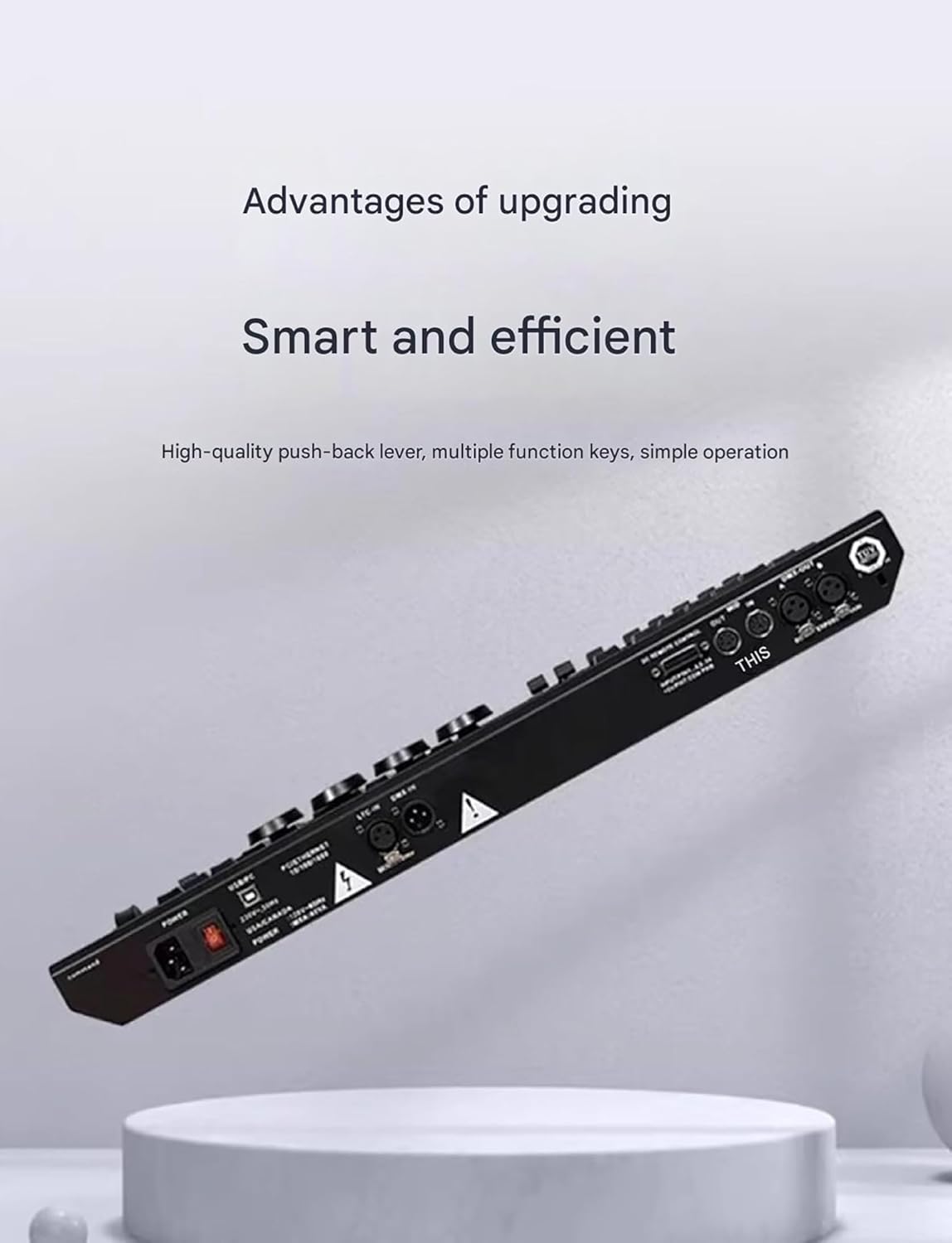 DMX 512 Console and MIDI Operator,Channel Light Controller with Drawer Design, for Live Concerts KTV DJs Clubs