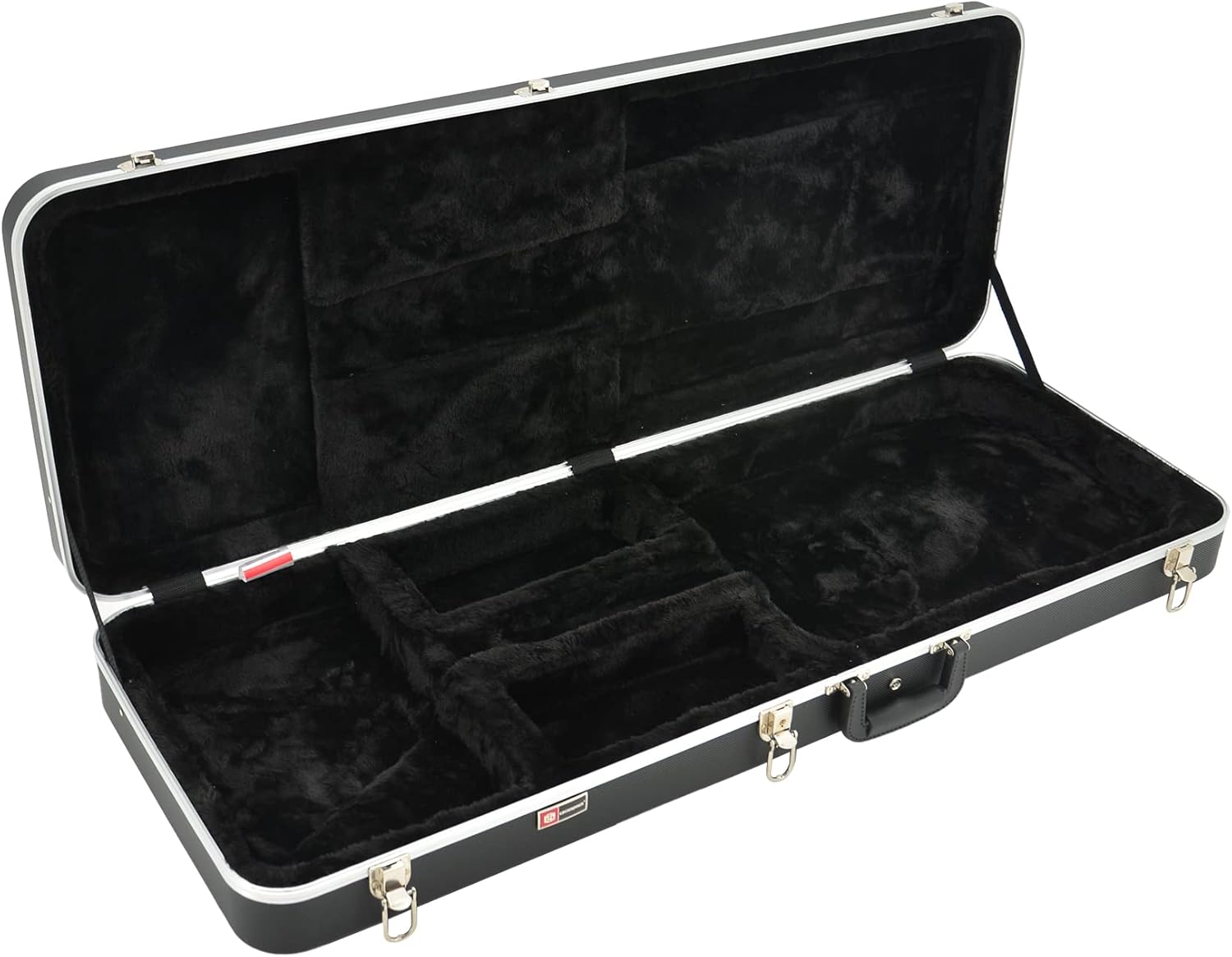 Crossrock ABS Molded Electric Guitars Case for Stratocaster and Telecaster and Lespaul Style Electric Guitars (CRA402EBK)