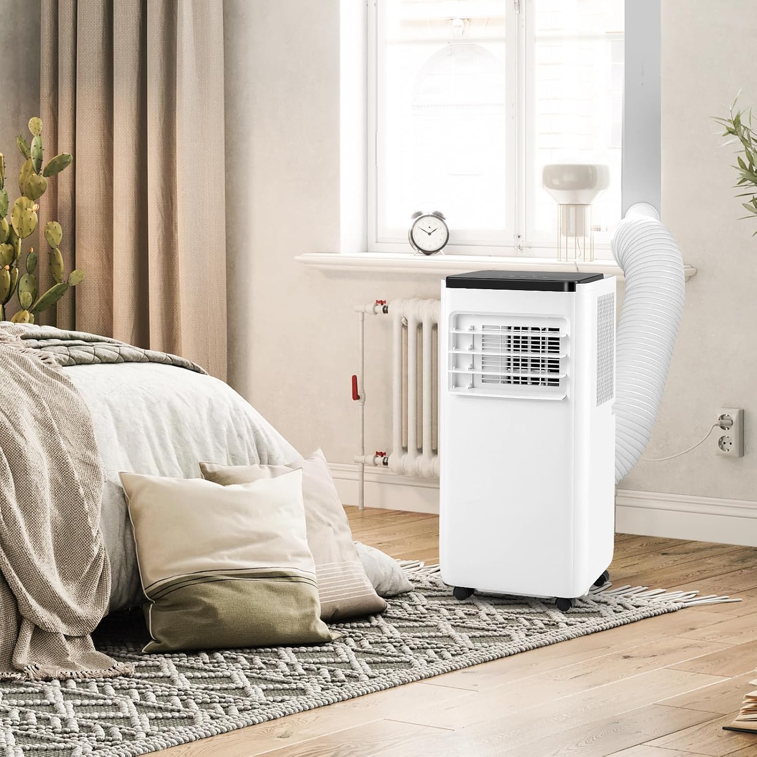 SIMOE Portable Air Conditioners 10000 BTU, 3-IN-1 Portable AC Unit with Dehumidifier & Fan Mode Cools Up to 350 Sq.Ft, Quiet Air Conditioner Portable with 24H Timer, Child Lock