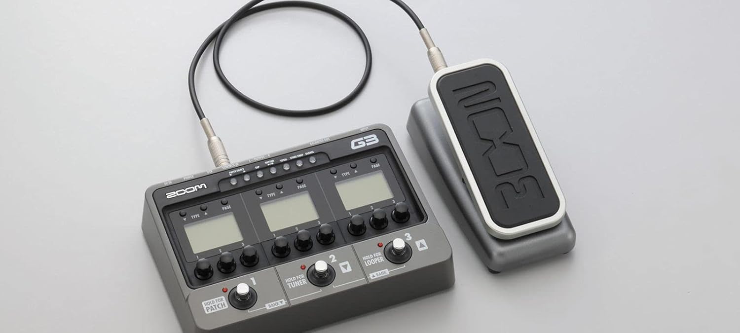 Zoom FP-02M Expression Pedal, Designed to be Used with All Zoom Multi-effects Processors Including the G3n, G3Xn, G5n, B3n, and More