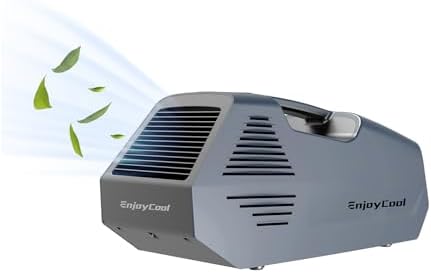 Portable Air Low Noise (44DB) and Low Power Consumption (220W) tent air conditioner for camping 2380 BTU Outdoor Air Conditioner Portable Air Conditioner for Pet Conditioner for Camping