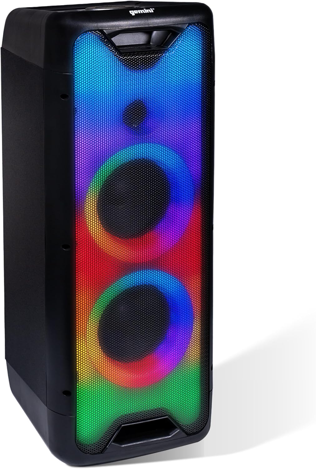 Gemini Bluetooth Speaker 1000W with LED Light Show, Dual 8