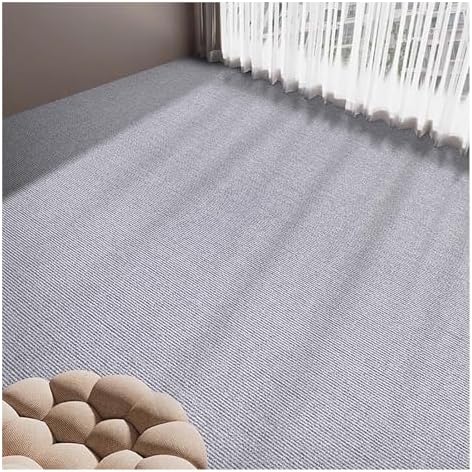 Soundproof Carpet Household Sound-Absorbing and Shock-Absorbing Pad Floor Thickening Fitness Piano Drum Noise Reduction Mat(Light Gray,90x300cm/35.4x118.1in)
