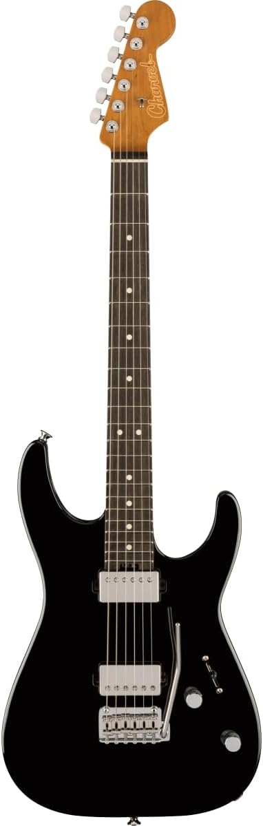 Charvel Super-Stock DKA22 2PT EB Electric Guitar - Gloss Black