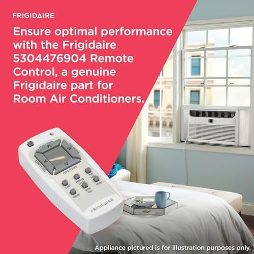 Frigidaire 5304476904 Remote Control for Room Air Conditioners, White