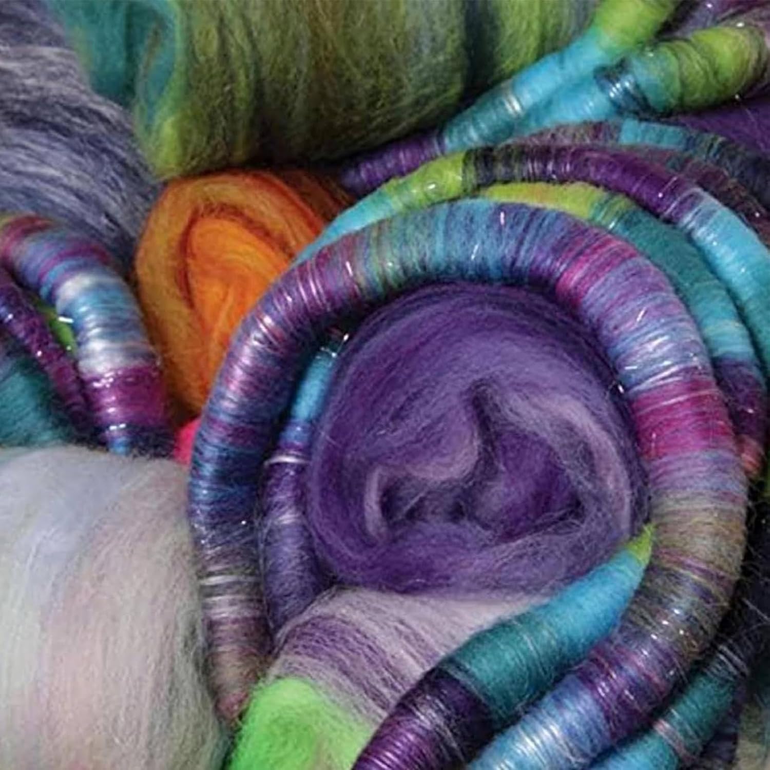 Wool Fiber Drum Carding Machine DIY Manual with Roller and Nylon Bearing Efficiently Blend Wool Cotton Linen Silk Mix Colors Quickly