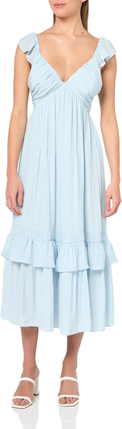 Ramy Brook Women's Nelly Ruffled Midi Dress