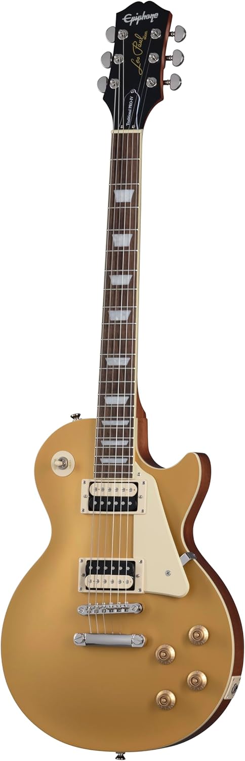 Epiphone Les Paul Trad Pro IV Worn, Metallic Gold