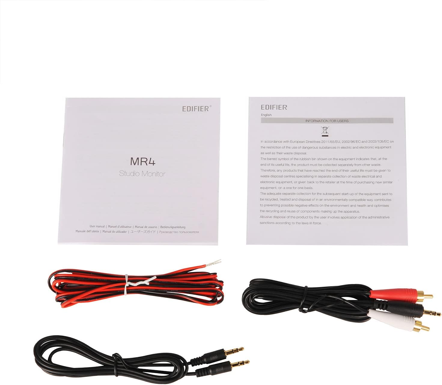 Edifier MR4 Powered Studio Monitor Speakers, 4