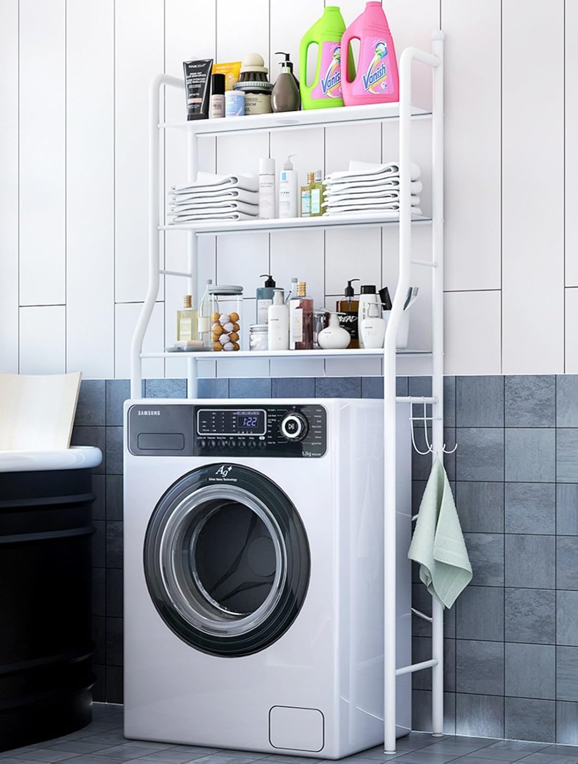 Washing Machine Holder, Laundry Tower, Bathroom Holder, Toilet Holder, Balcony, Drum, Washing Machine Holder, Bathroom Storage Holder