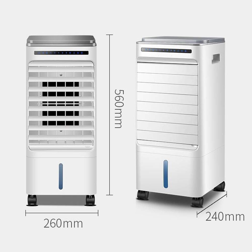 Cooling Fans Air Conditioner Fan,3 Speed,90° Oscillation,7H Timing Humidifier Cooler Evaporative Air Cooler Cooling Fan for Office, Dorm, Room, Outdoor 60W 3 Speed Setting