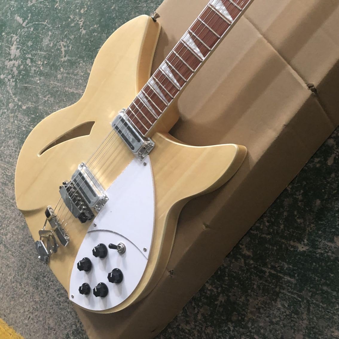 Custom Wood Color 360/12 String Guitars - Perfect for Musicians and Enthusiasts Seeking a and High- Instrument for Personalized Performance