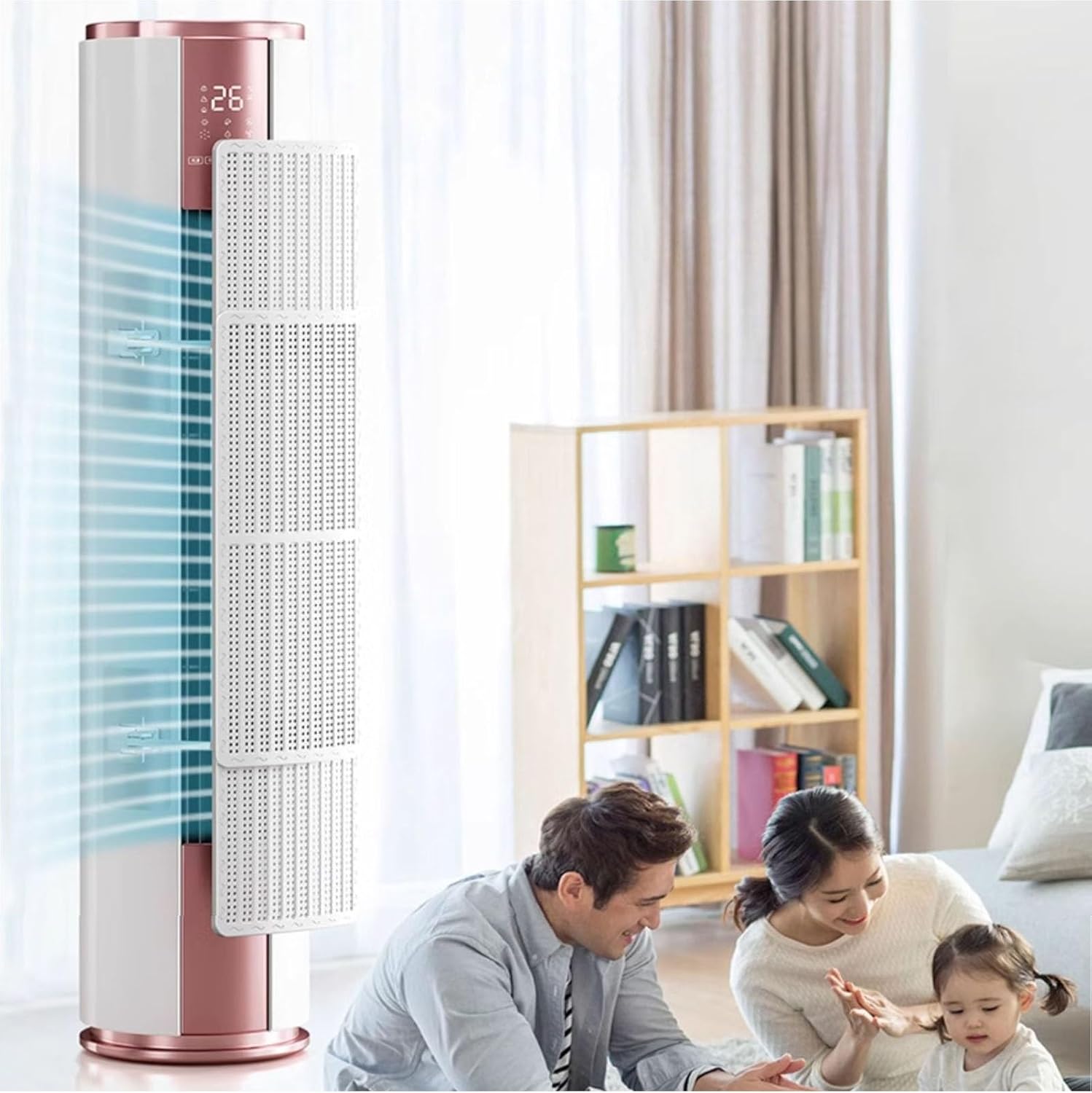 AC Wind Deflector, Air Conditioner Deflector for Honeycomb Hole Design, Air Deflector of Changes Wind Direction