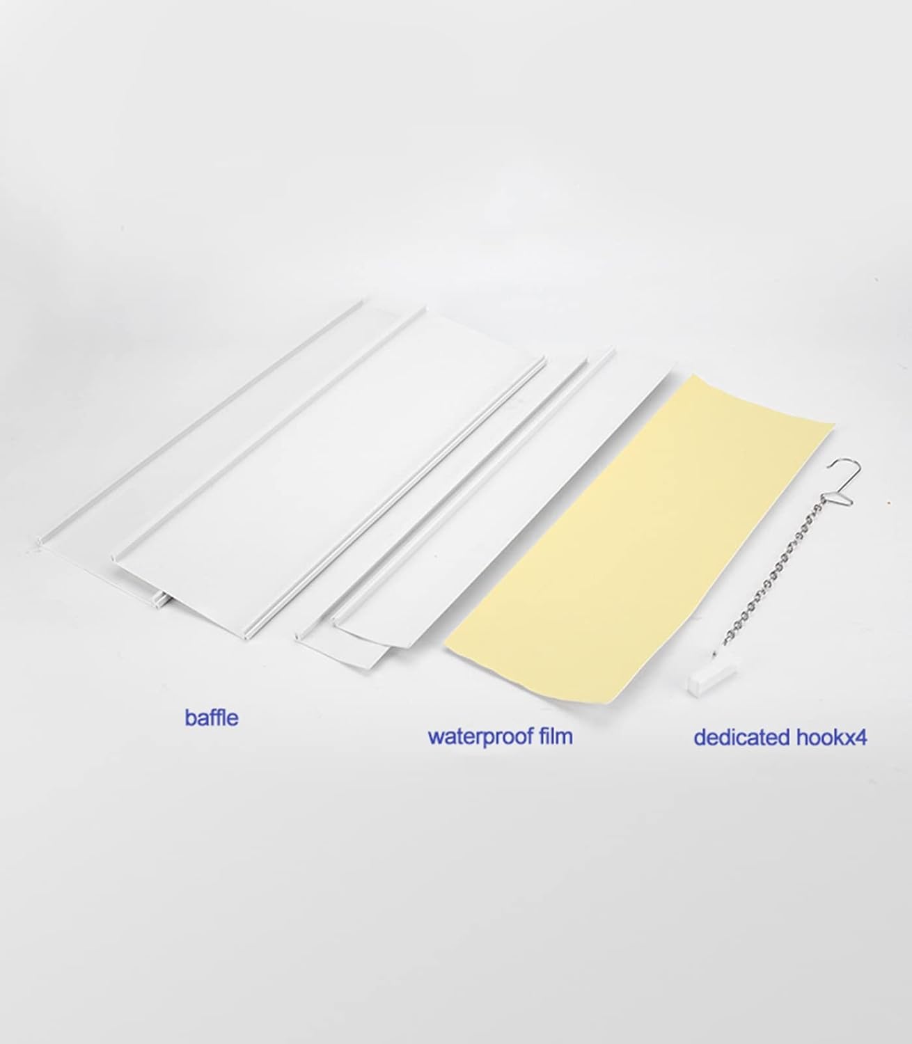 Air Conditioner Deflector For Ceiling Central Air Conditioning Prevent Air From Blowing Directly To People,Angle Adjustable Easy Installation Plastic Steel Material