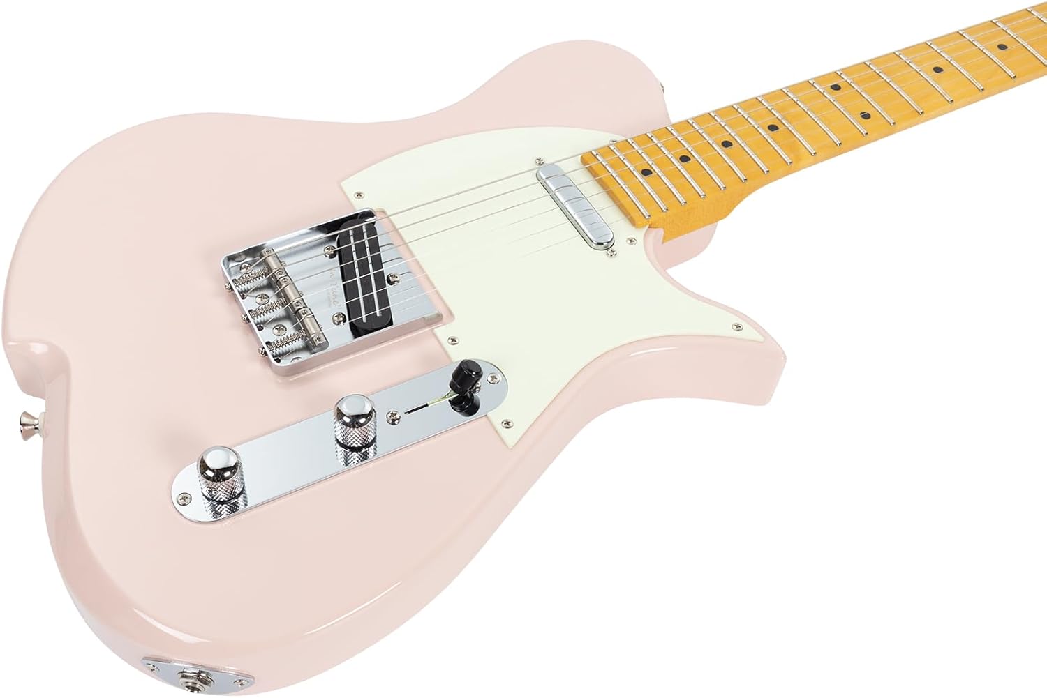 Vola Electric Guitar Vasti MC Shell Pink Gloss Handmade in Japan MIJ Gotoh Bridge Gotoh Locking Tuner 6 Strings Modern C Neck For All Levels