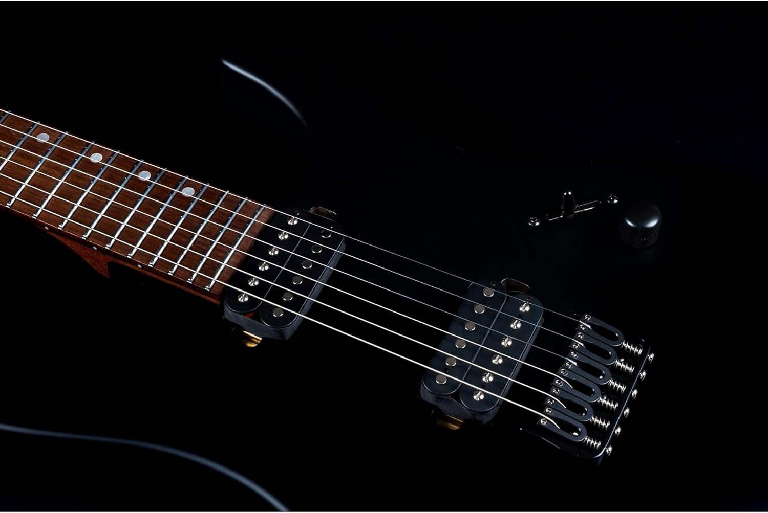 JS-50x Mahogany Body Stygian Electric Guitar, Black 6-String