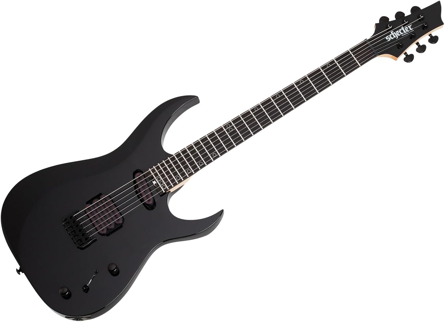 Schecter Sunset-6 Triad Electric Guitar - Gloss Black