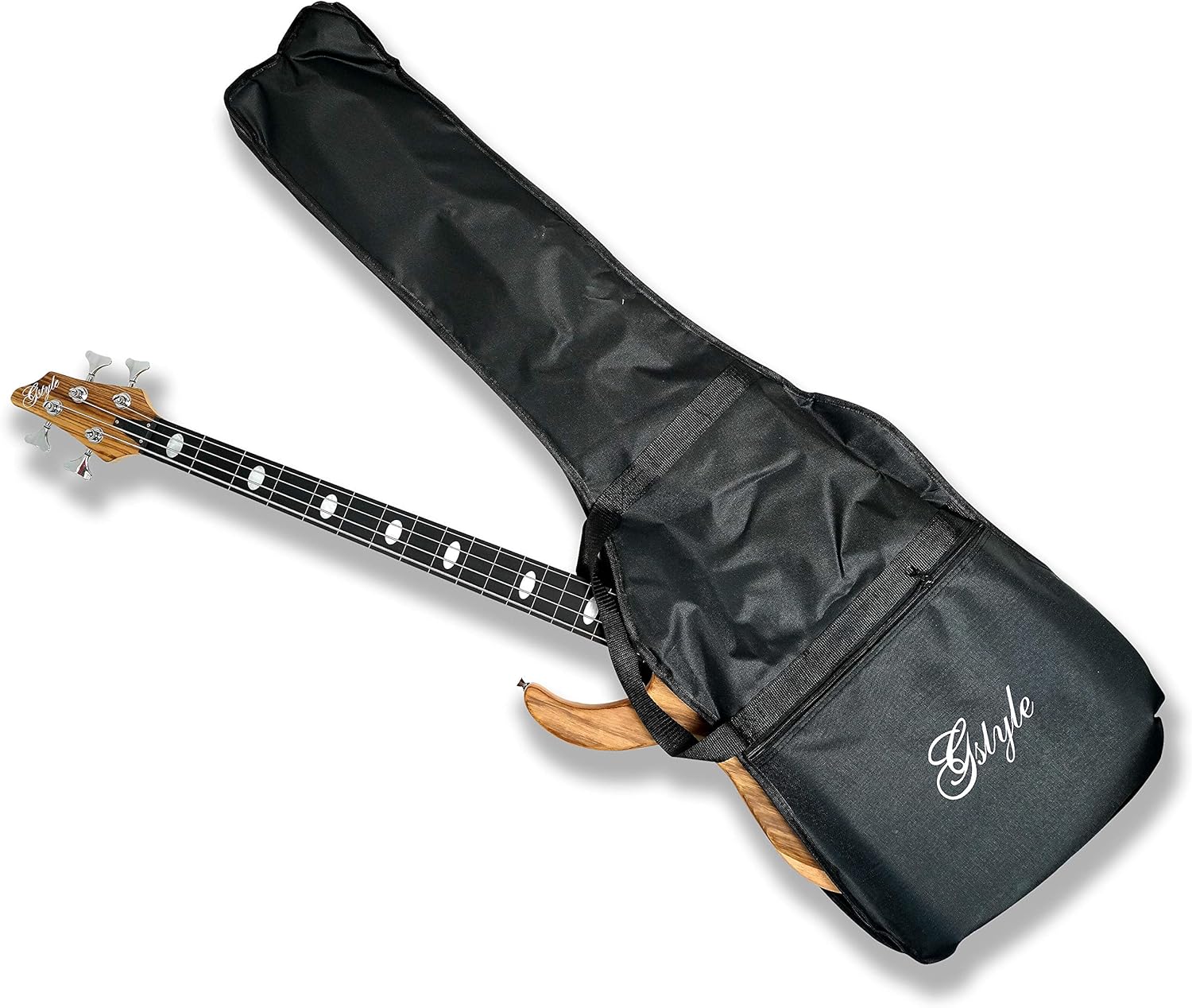 Fretless 4 String Electric Bass Guitar Millettia Laurentii+Okoume body maple neck