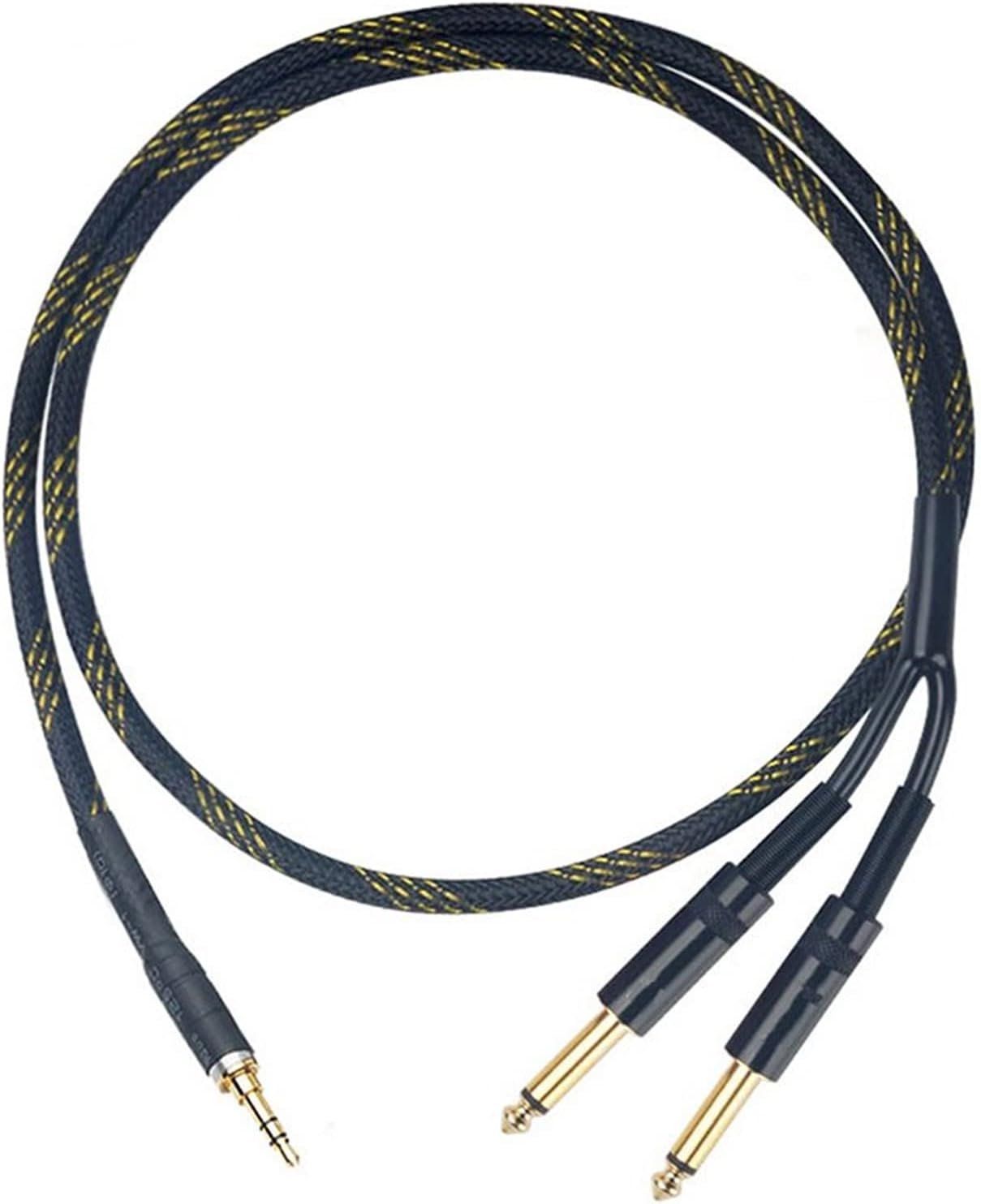 Guitar Cable Cable 3.5mm Output to 6.5mm Output for Guitar,Amplifier, Player (Color : 5m)