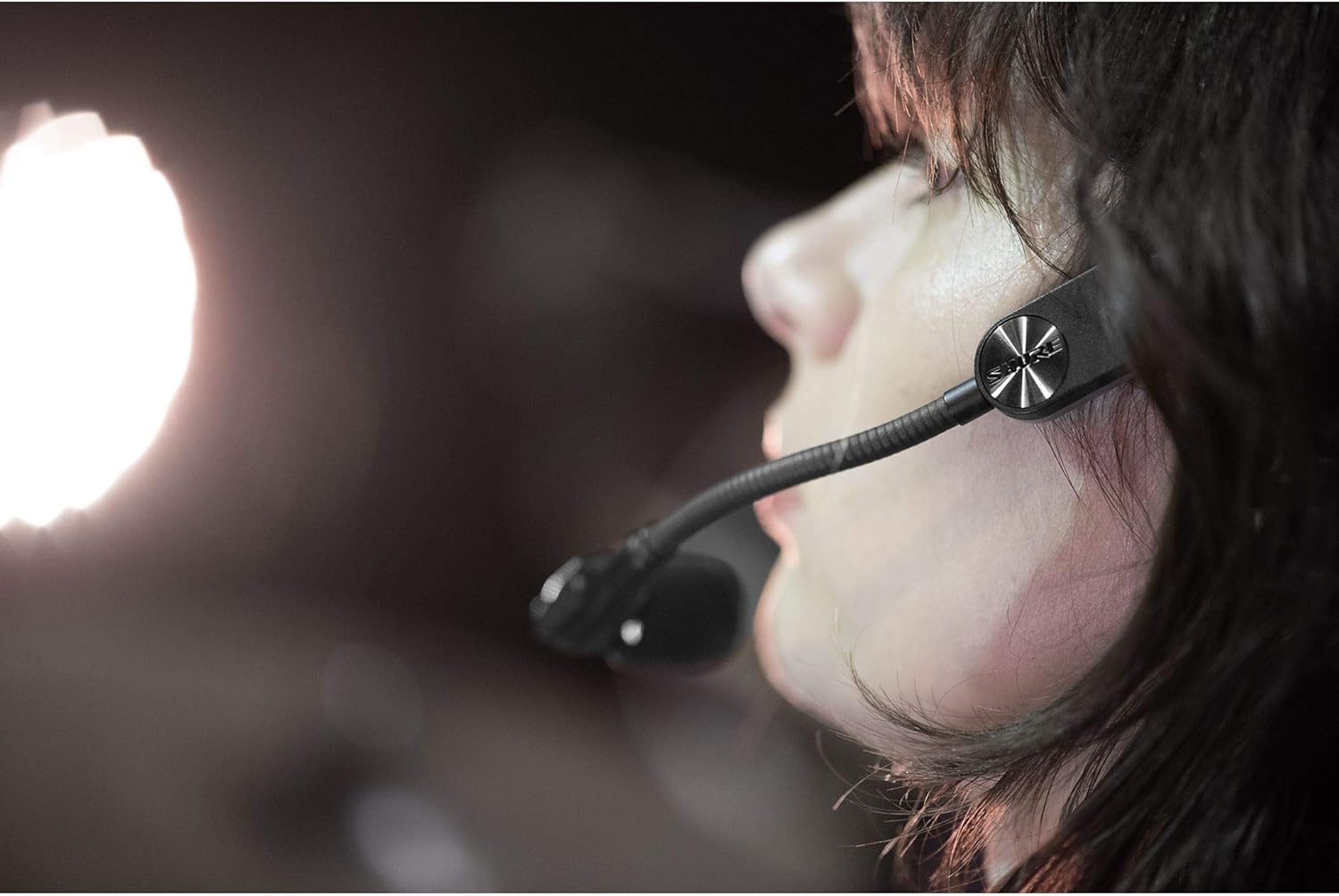 Shure SM35 Performance Headset Condenser Microphone for Hands-Free Audio, for Multi-Instrumentalists and Active Performers, 3-pin XLR Connector, Inline Preamp, Snap-fit Windscreen (SM35-XLR)