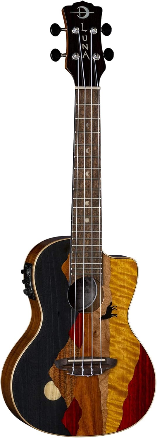Luna Vista Wolf Concert Acoustic/Electric Ukulele