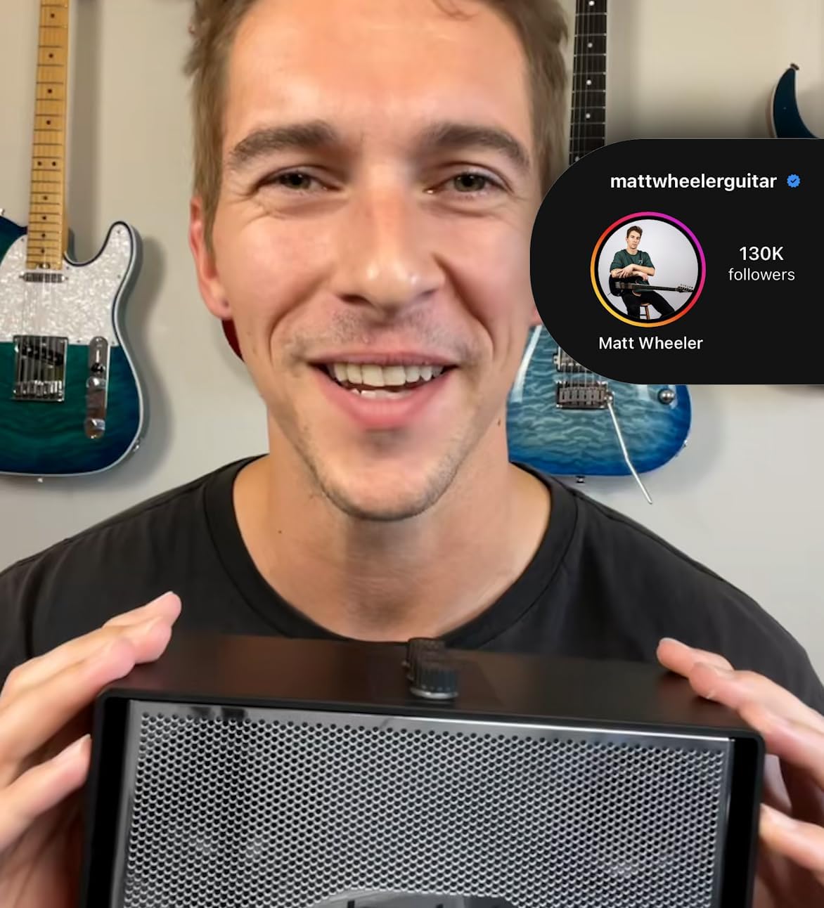 Jamstack 2 Premium 30W Portable Wireless Smart Guitar Amp & Bluetooth Speaker with App for Playing Guitar Recording or Performing at Home or Travel