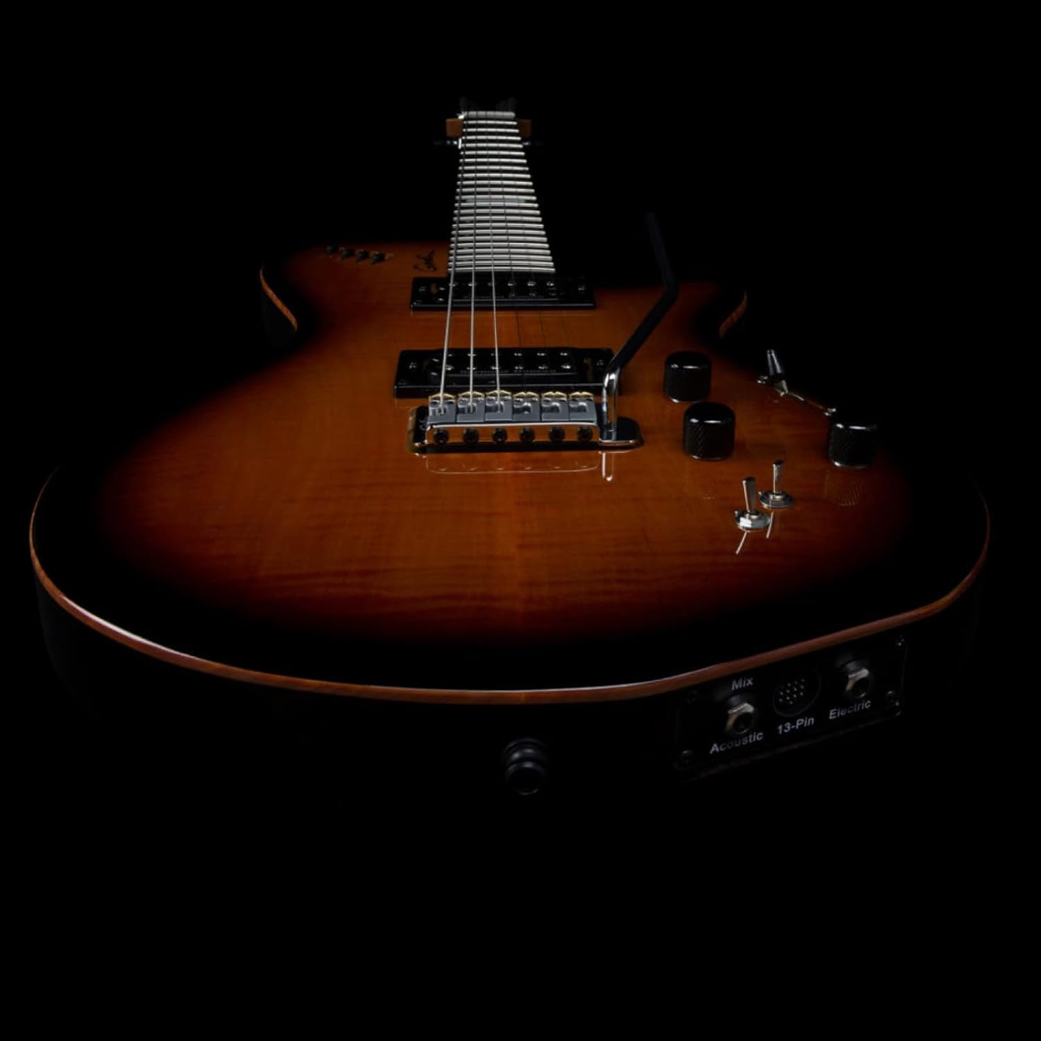 Godin LGXT Solid Body 3-Voice Electric Guitar (Cognac Burst AA)