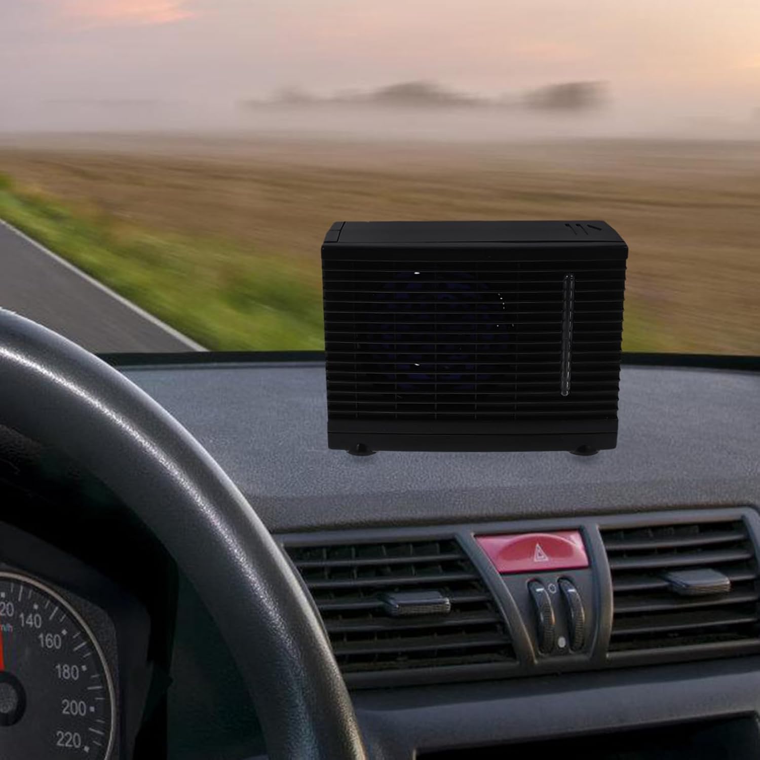 Baluue Portable Air Conditioners - 12V Portable Unit - 2 Speeds Small Portable Air Conditioner for Desk, Office, Car, Camping, White