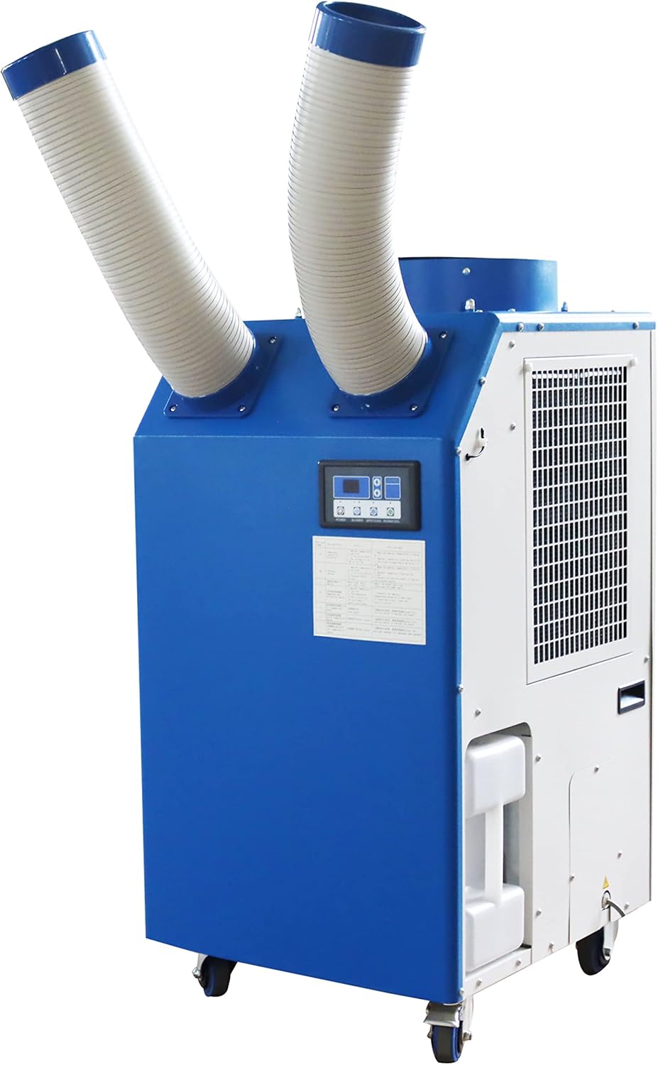 INTBUYING Mobile Industrial Air Conditioners Spot Cooler Air Conditioner Workshop Post Cooling Mobile Air Conditioners Double Outlets 220V