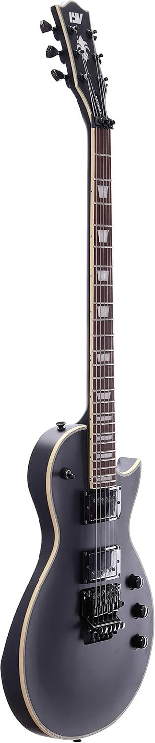 IYV- ILP-400FR Solid Body Electric Guitar, Satin Black