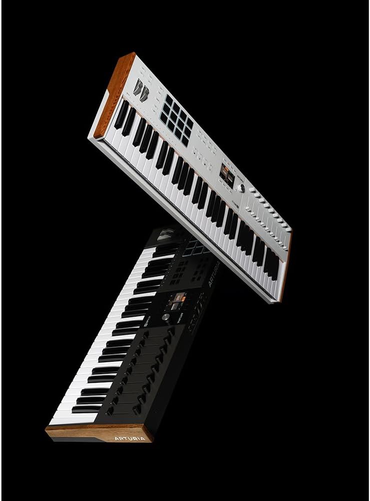 Arturia 231631 KeyLab 61 Mk3 61-Key USB MIDI Controller Keyboard White (Renewed)