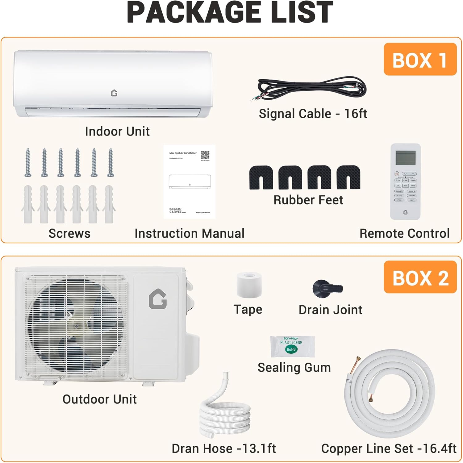 9000 BTU Air Conditioner, Wifi Enabled Mini Split Heater with Inverter, 20 SEER2 230v Energy Saving Ductless Split AC Unit with Pre-Charged Condenser