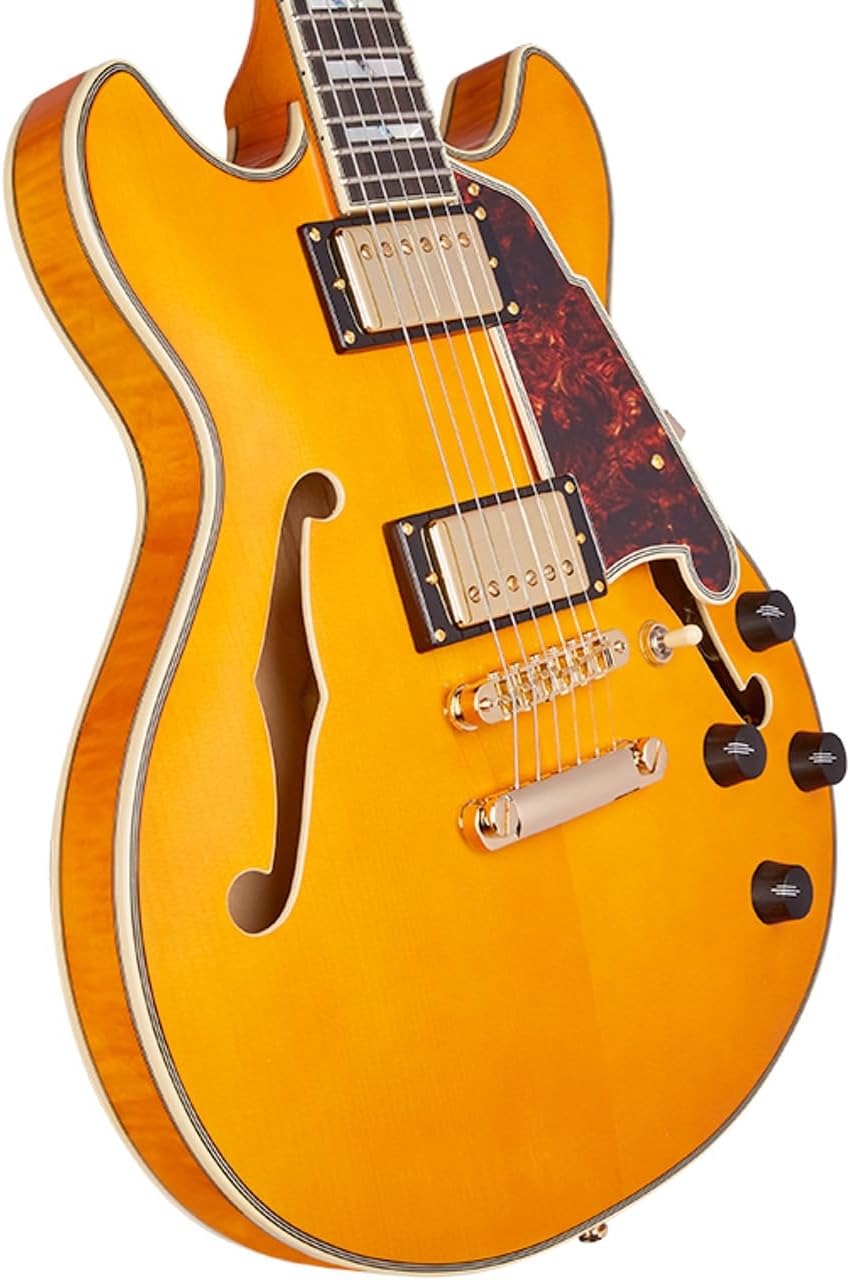 D'Angelico Electric 6 String Acoustic Guitar, Right, Vintage Natural (DAEMINIDCVNATGS)