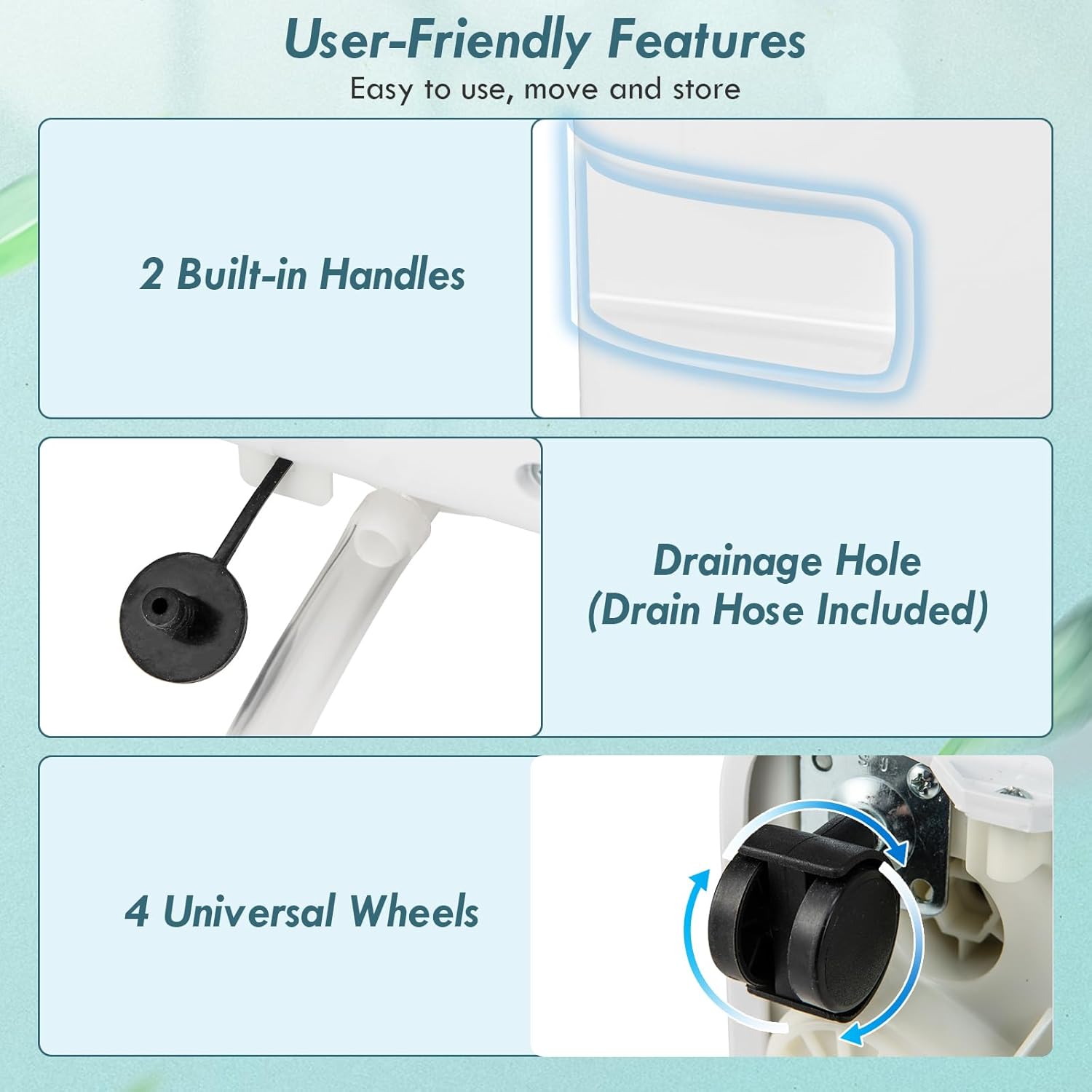 COSTWAY Portable Air Conditioner, 10000 BTU Portable AC Unit with Fan & Dehumidifier, Smart Sleep Mode, 24H Timer, Auto Swing & Window Installation Kit, Cools up to 350 Sq.Ft (10000 BTU)