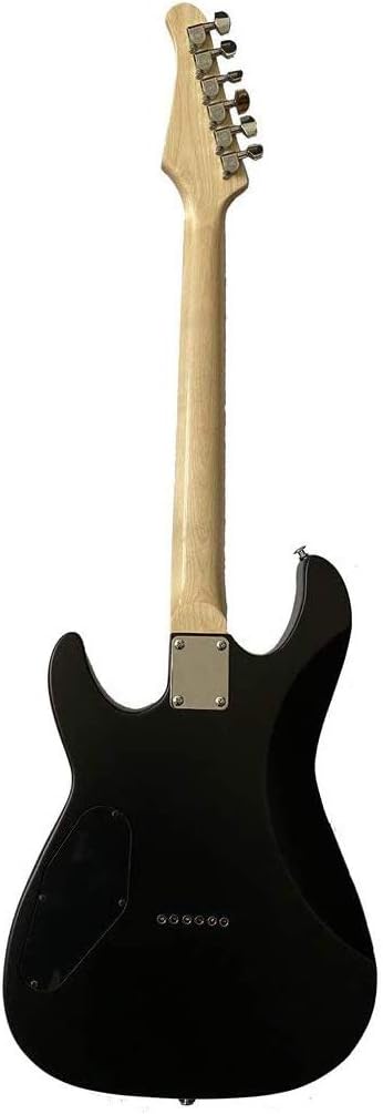 Sawtooth ST-M24 Electric Guitar Satin Black ST-M24-SBK with Padded 6-Pocket Gig Bag