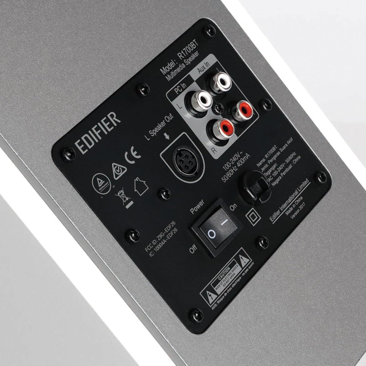 Edifier R1700BT Bluetooth Bookshelf Speaker - Active Near-Field Studio Monitors - Powered Speakers 2.0 Setup Wooden Enclosure - 66w RMS White