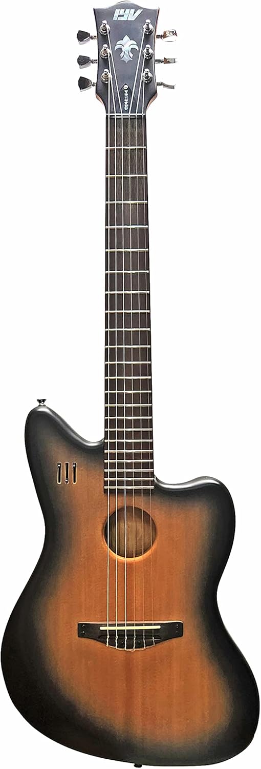 IYV IJC-300 Hollow Body Semi Acoustic Guitar, Natural